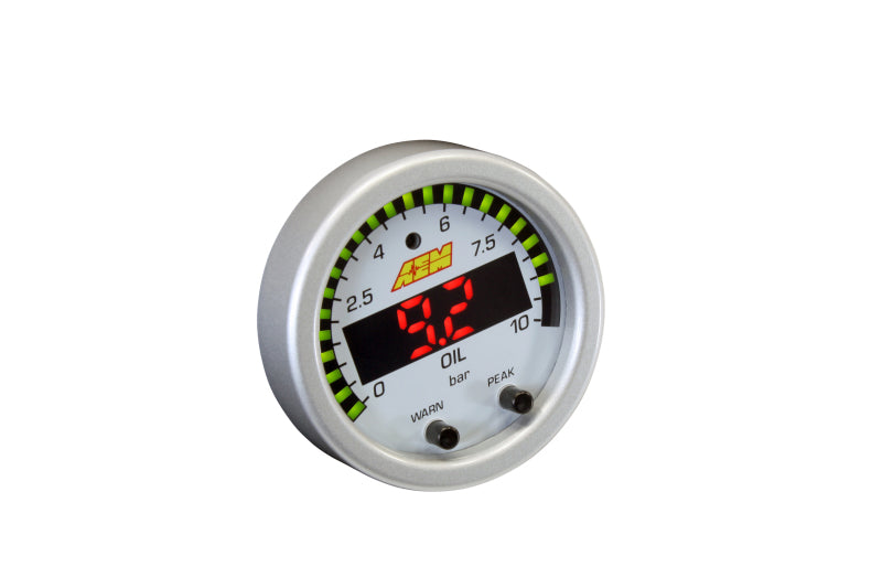 AEM X-Series 0-150 Oil Pressure Gauge Kit - 30-0307-C-Dub Tech