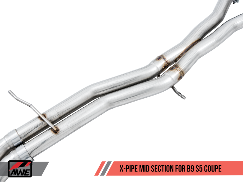AWE Tuning Audi B9 S5 Coupe SwitchPath Exhaust w/ Diamond - 3025-43040-C-Dub Tech