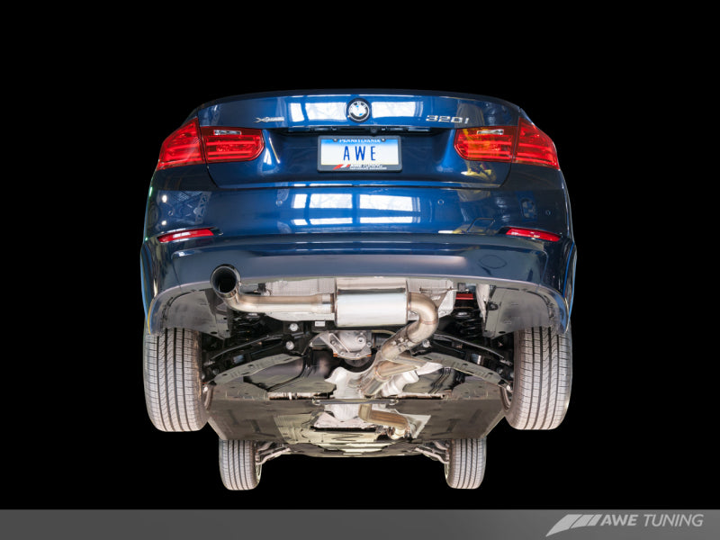 AWE Tuning BMW F30 320i Touring Exhaust w/Performance Mid Pipe - 3015-22042-C-Dub Tech