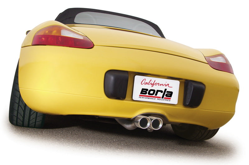 Borla 00-04 Porsche Boxster 3.2L 6cyl MT SS Catback Exhaust - 140115-C-Dub Tech