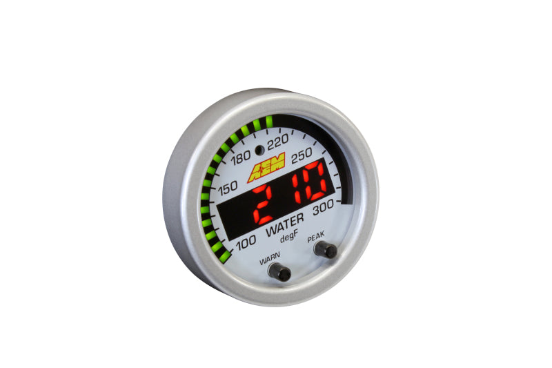AEM X-Series Temperature 100-300F Gauge Kit (ONLY Black Bezel and - 30-0302-C-Dub Tech