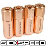 60MM Aluminum Lug Nuts 4PC 12X1.25-C-Dub Tech