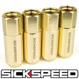 60MM Aluminum Lug Nuts 4PC 12X1.25-C-Dub Tech