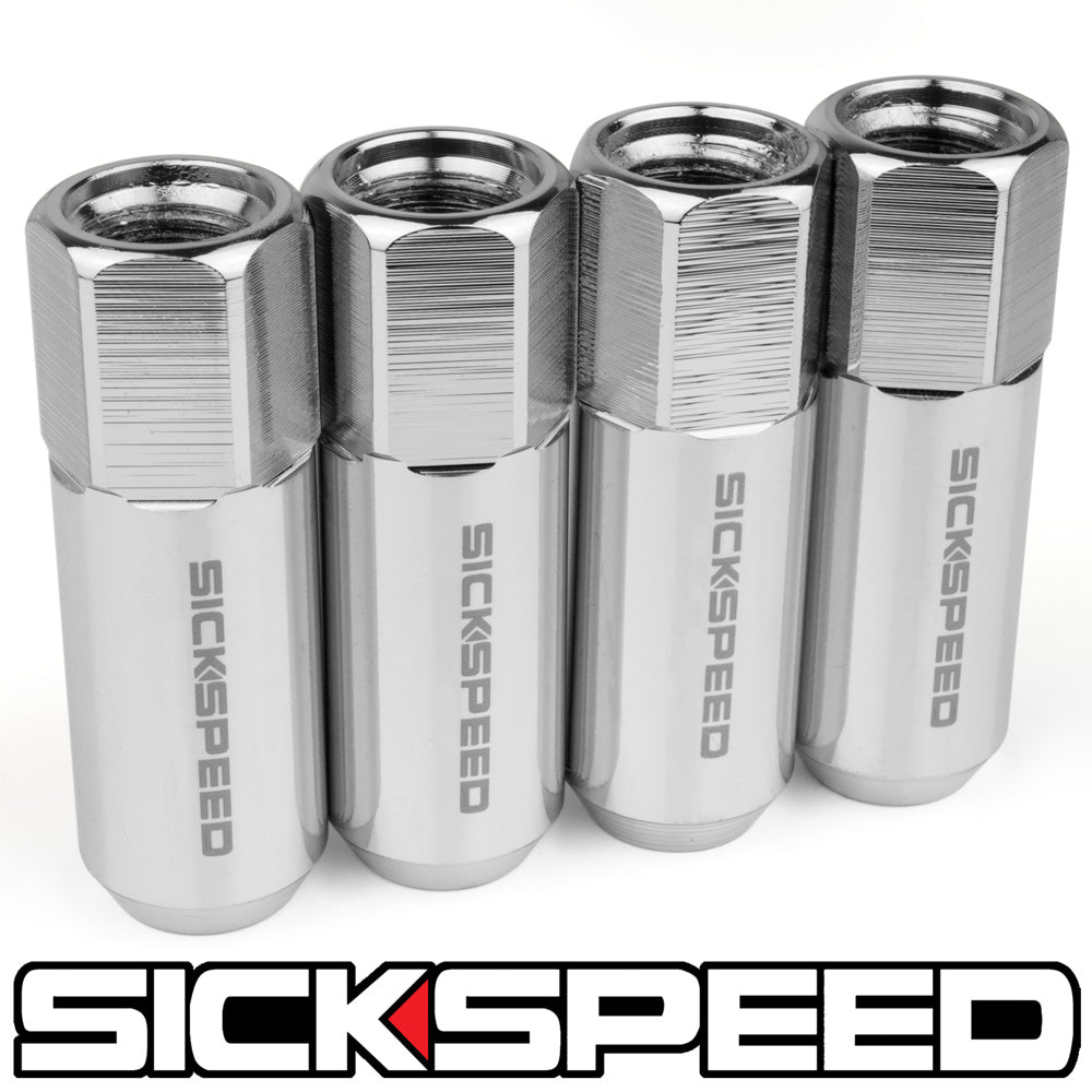 60MM ALUMINUM LUG NUTS 4PC 1/2x20-C-Dub Tech