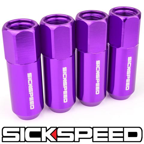 60MM Aluminum Lug Nuts 4PC 12X1.25-C-Dub Tech