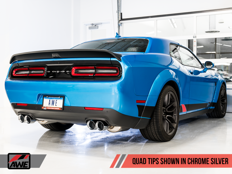 AWE Tuning 2015+ Dodge Challenger 6.4L/6.2L Non-Resonated Touring Edition Exhaust - 3020-42074-C-Dub Tech