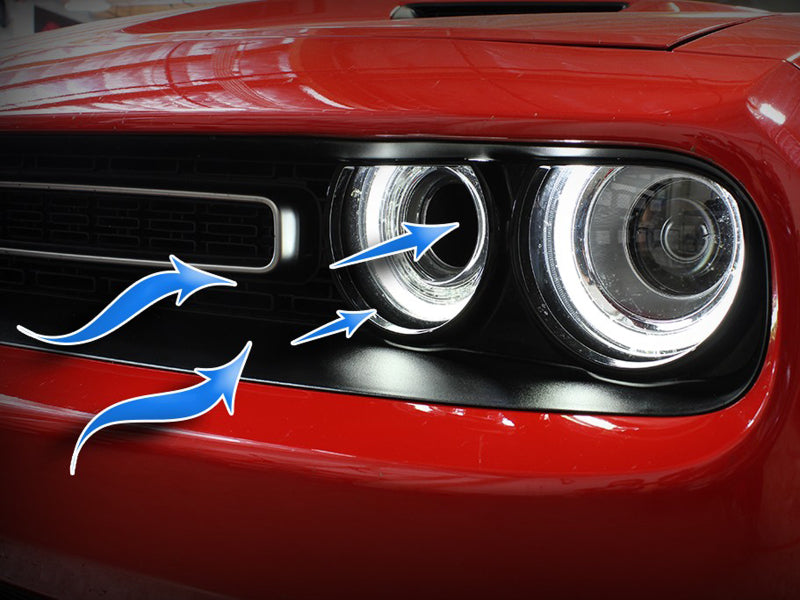 aFe Dynamic Air Scoop 2015 Dodge Challenger V6-3.6 / V8-5.7/6.4L - 54-72203-SG-C-Dub Tech