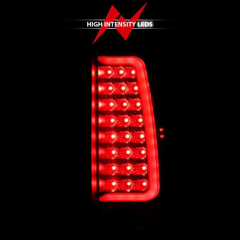 ANZO 2007-2014 Chevy Tahoe LED Taillight Plank Style Black w/Clear - 311321-C-Dub Tech