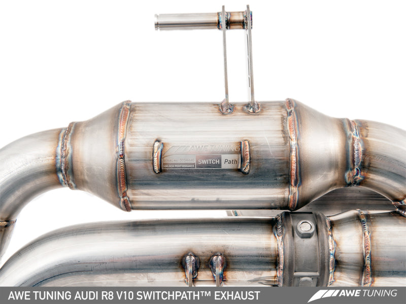 AWE Tuning Audi R8 V10 Coupe SwitchPath Exhaust (2014+) - 3025-31020-C-Dub Tech