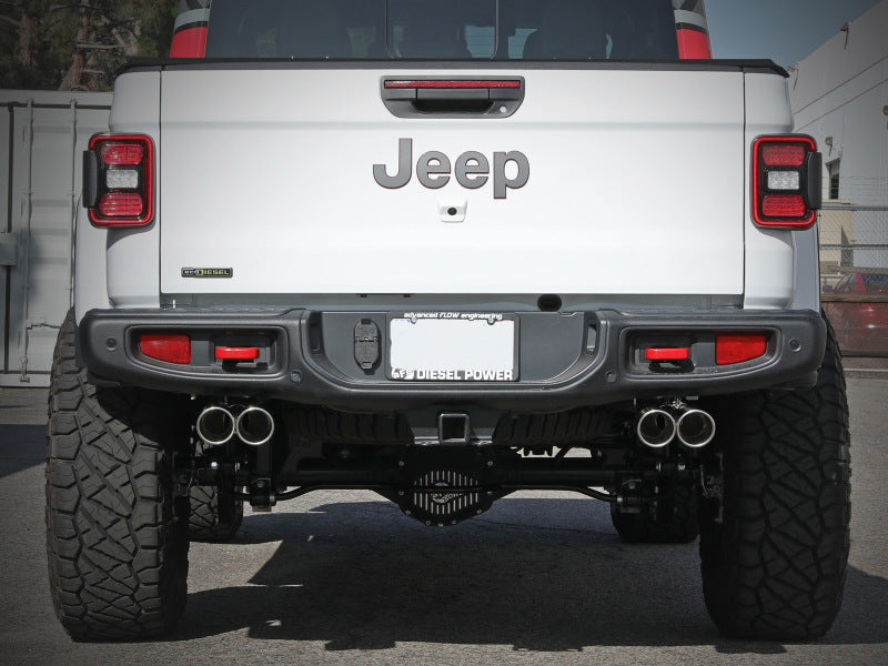 aFe Vulcan Series 3in 304SS Cat-Back 21 Jeep Gladiator V6-3.0L - 49-38095-P-C-Dub Tech