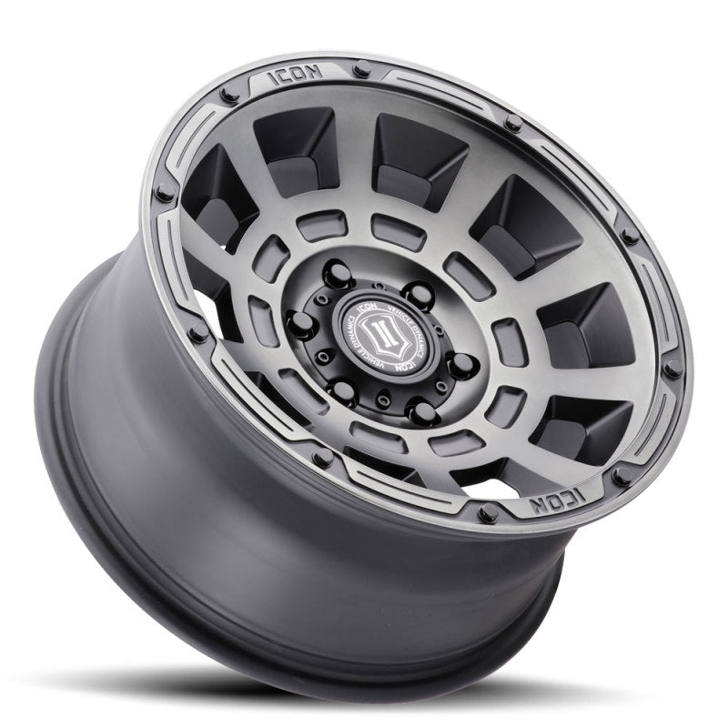 ICON THRUST SMOKED SATIN BLACK TINT