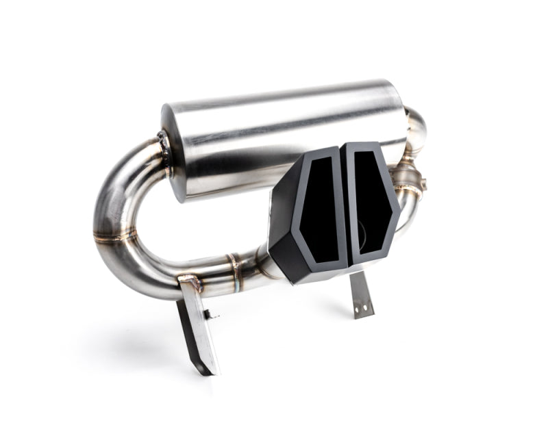 Agency Power Valvetronic Exhaust System Black Tips Can-Am Maverick X3 - AP-BRP-X3-170-BLK-C-Dub Tech