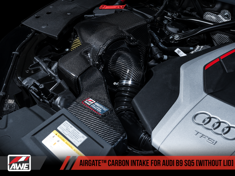 AWE Tuning Audi B9 SQ5 3.0T AirGate Carbon Fiber Intake - 2660-15060-C-Dub Tech