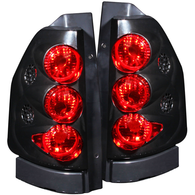 ANZO 2002-2008 Gmc Envoy Taillights Black - 211093-C-Dub Tech