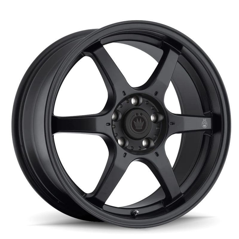 Konig Backbone 17x7.5 4x100 ET45 Matte Black Milling Logo on - BC7S100455