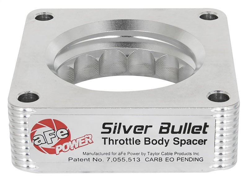aFe Silver Bullet Throttle Body Spacer 03-06 Nissan 350Z V6 - 46-36008-C-Dub Tech