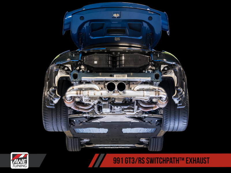 AWE Tuning Porsche 991 GT3 / RS SwitchPath Exhaust - - 3025-33016-C-Dub Tech