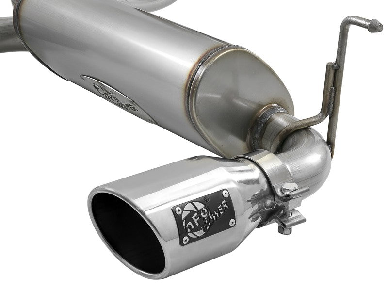 aFe Rebel Series 409 Stainless Steel Cat-Back Exhaust 18-21 Jeep - 49-48096-P-C-Dub Tech