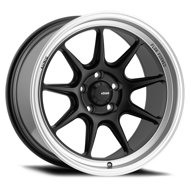 KONIG COUNTERGRAM MATTE BLACK MATTE MACHINED LIP