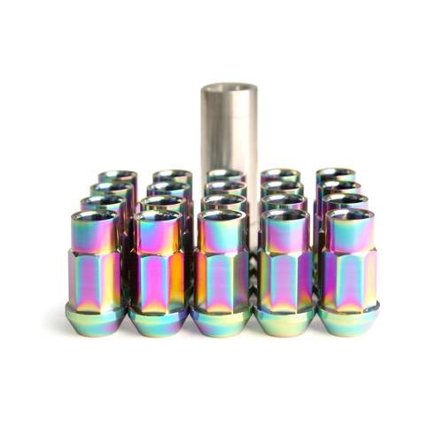 7-Sided Forged Ti Extended Lug Nut Set-C-Dub Tech