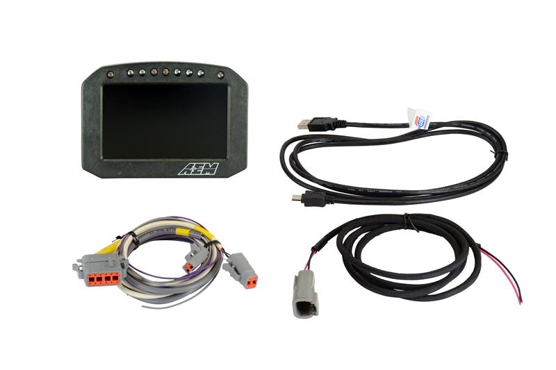 AEM CD-5 Carbon Flush Digital Dash Display - 30-5600F-C-Dub Tech