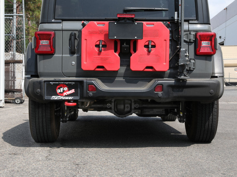 aFe MACH Force-Xp Axle-Back Exhaust System w/NoTip 18-20 Jeep Wrangler - 49-48070-1-C-Dub Tech
