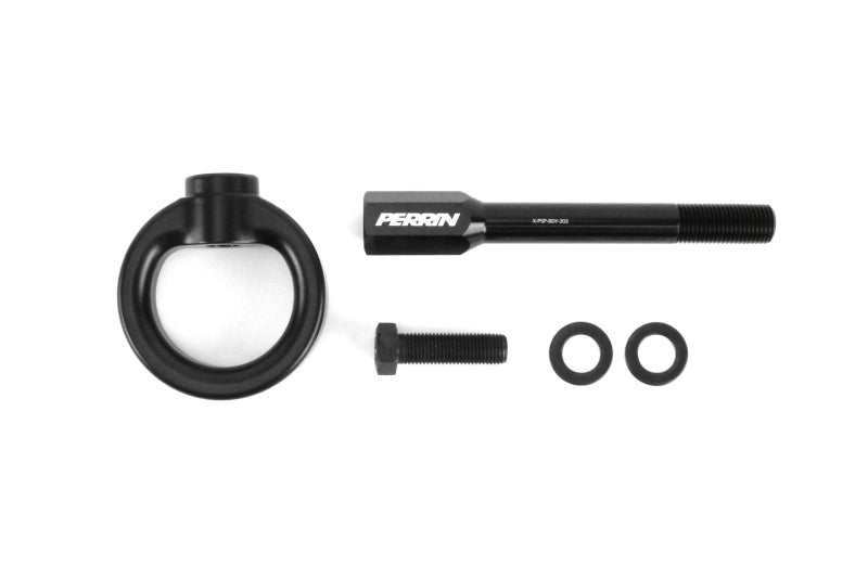 Perrin 02-07 Subaru WRX/STI Tow Hook Kit (Front) - Flat - PSP-BDY-230BK