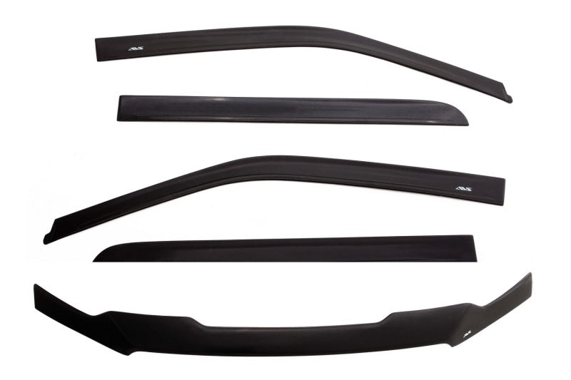 AVS 09-14 Ford F-150 Supercrew (Excl. Raptor) Ventvisor & Aeroskin - 56010001-C-Dub Tech