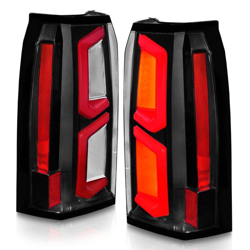 ANZO 2015-2020 Chevrolet Tahoe LED Tail Lights w/ Light Bar - 311374-C-Dub Tech