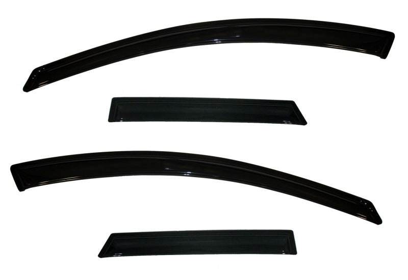 AVS 10-13 Mazda 3 (5 Door Sport) Ventvisor Outside Mount - 94325-C-Dub Tech