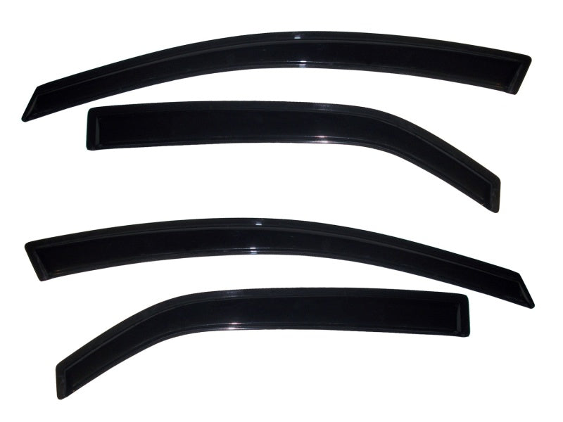 AVS 10-12 Kia Forte Ventvisor Outside Mount Window Deflectors 4pc - 94688-C-Dub Tech