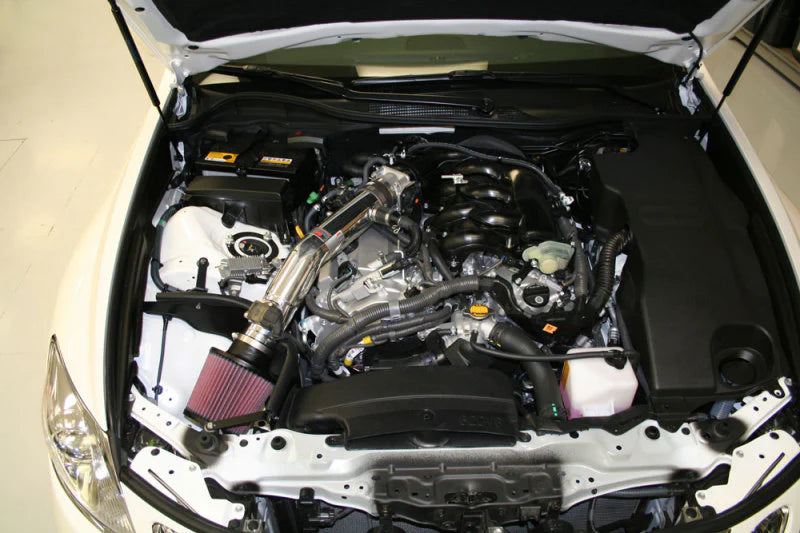K&N 07-09 Lexus GS35 V6-3.5L Polished Typhoon Intake - 69-8702TP