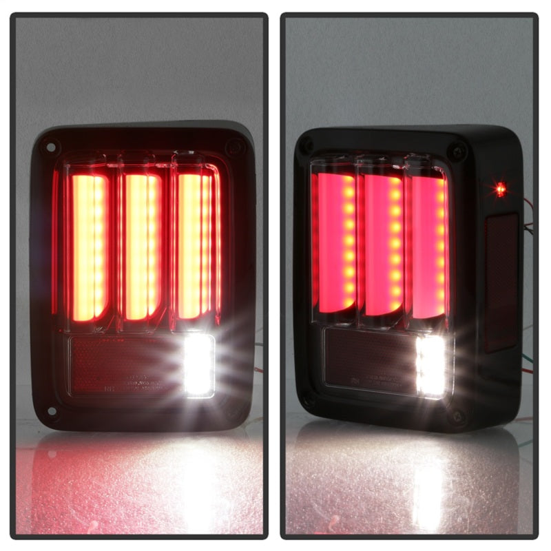 Spyder 07-16 Jeep Wrangler Verison 2 Light Bar LED Tail - 5084781