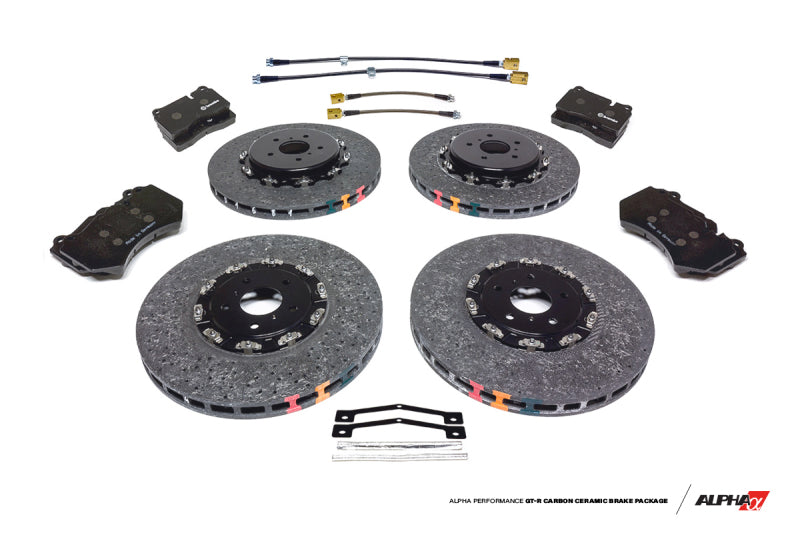AMS Performance 2012+ Nissan GT-R DBA/NISMO R35 Alpha Carbon Ceramic - ALP.07.01.0102-2-C-Dub Tech