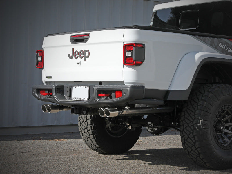 aFe Vulcan Series 3in 304SS Cat-Back 21 Jeep Gladiator V6-3.0L - 49-38095-P-C-Dub Tech