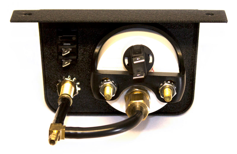 Air Lift Single Needle Gauge W/ 2in Lighted Panel - - 26156-C-Dub Tech