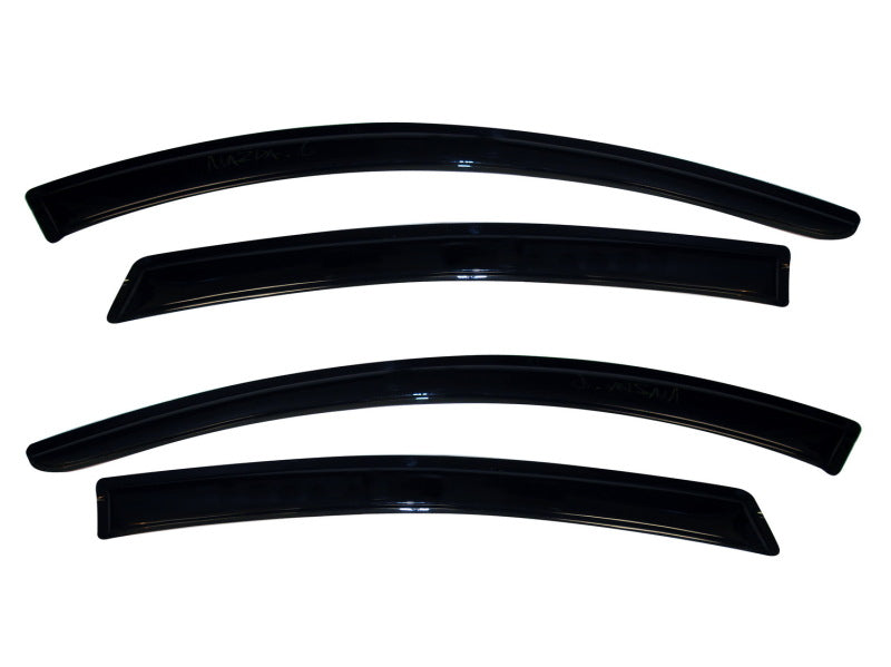 AVS 09-13 Mazda 6 Ventvisor Outside Mount Window Deflectors 4pc - 94287-C-Dub Tech