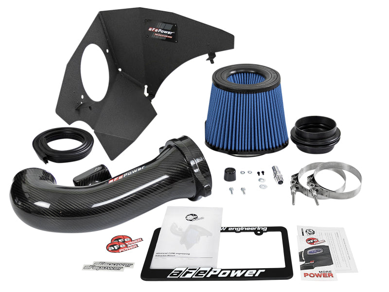 aFe 19-20 GM Trucks 5.3L/6.2L Track Series Carbon Fiber Cold - 57-10015R-C-Dub Tech