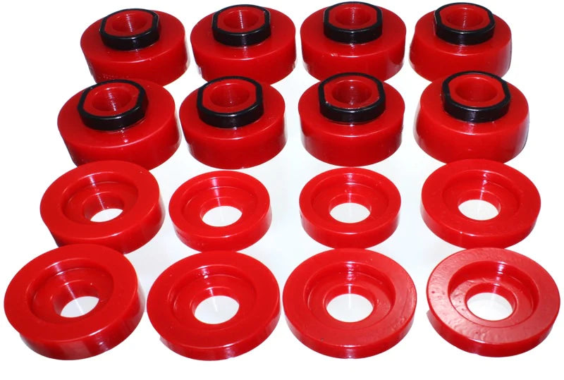 Energy Suspension 08-16 Ford F-250/F-350/F-450/F-550 Super Duty Crew Cab Red - 4.4124R