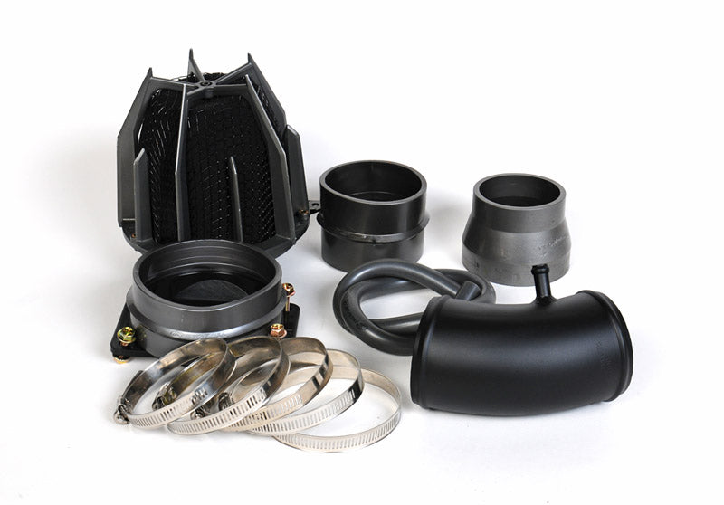 2001-2005 MITSUBISHI LANCER / ES / LS / O-Z Rally / NT 2.0L STEALTH BLACK DRAGON INTAKE WITH CHROME FILTER-C-Dub Tech