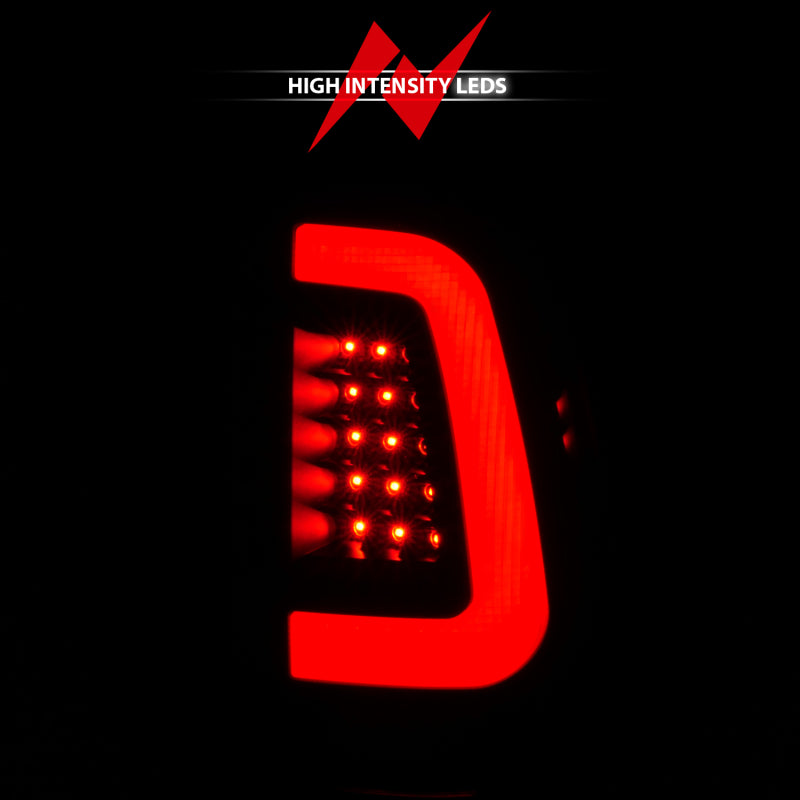 ANZO 2008-2016 Ford F-250 LED Tail w/ Lights Bar Black - 311379-C-Dub Tech