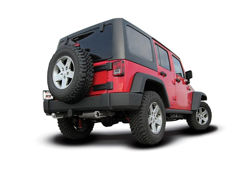 Borla 12-14 Jeep Wrangler JK 2Dr & 4Dr Rear Section - 11860-C-Dub Tech