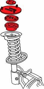 SPC Performance 07-10 Mini Cooper Front Adjustable Strut Mounts - 67630