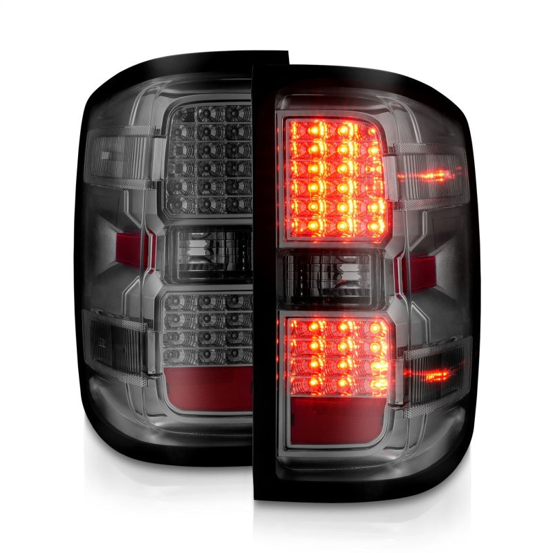 ANZO 15-19 Chevy Silverado 2500HD/3500HD (Factory Halogen Only) LED Tail - 311424-C-Dub Tech