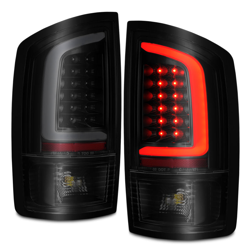 ANZO 2002-2006 Dodge Ram 1500 LED Tail Lights w/ Light - 311369-C-Dub Tech
