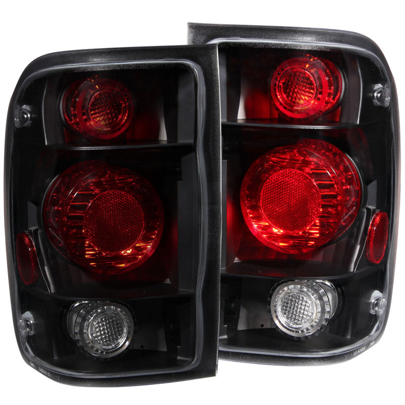 ANZO 1998-2000 Ford Ranger Taillights Dark Smoke G2 - 211178-C-Dub Tech