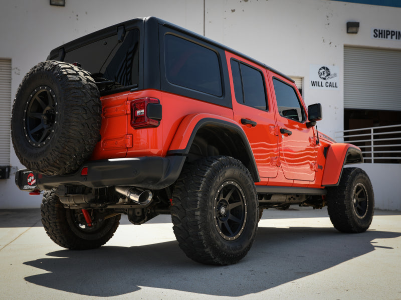 aFe 20-21 Jeep Wrangler Large Bore-HD 3in 304 Stainless Steel - 49-38092-P-C-Dub Tech