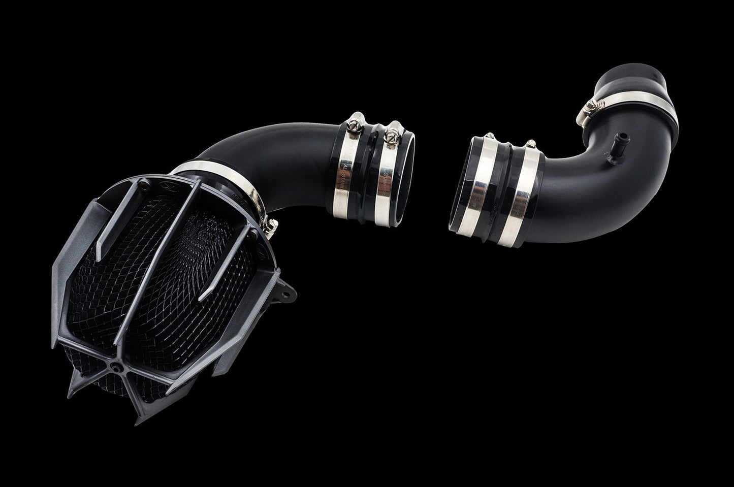 2003-2008 HYUNDAI TIBURON 4CYL STEALTH BLACK DRAGON INTAKE WITH CHROME FILTER-C-Dub Tech