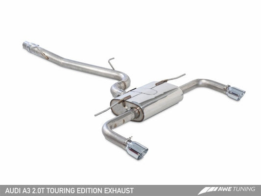 AWE Tuning Audi 8V A3 Touring Edition Exhaust - Dual - 3015-32056-C-Dub Tech