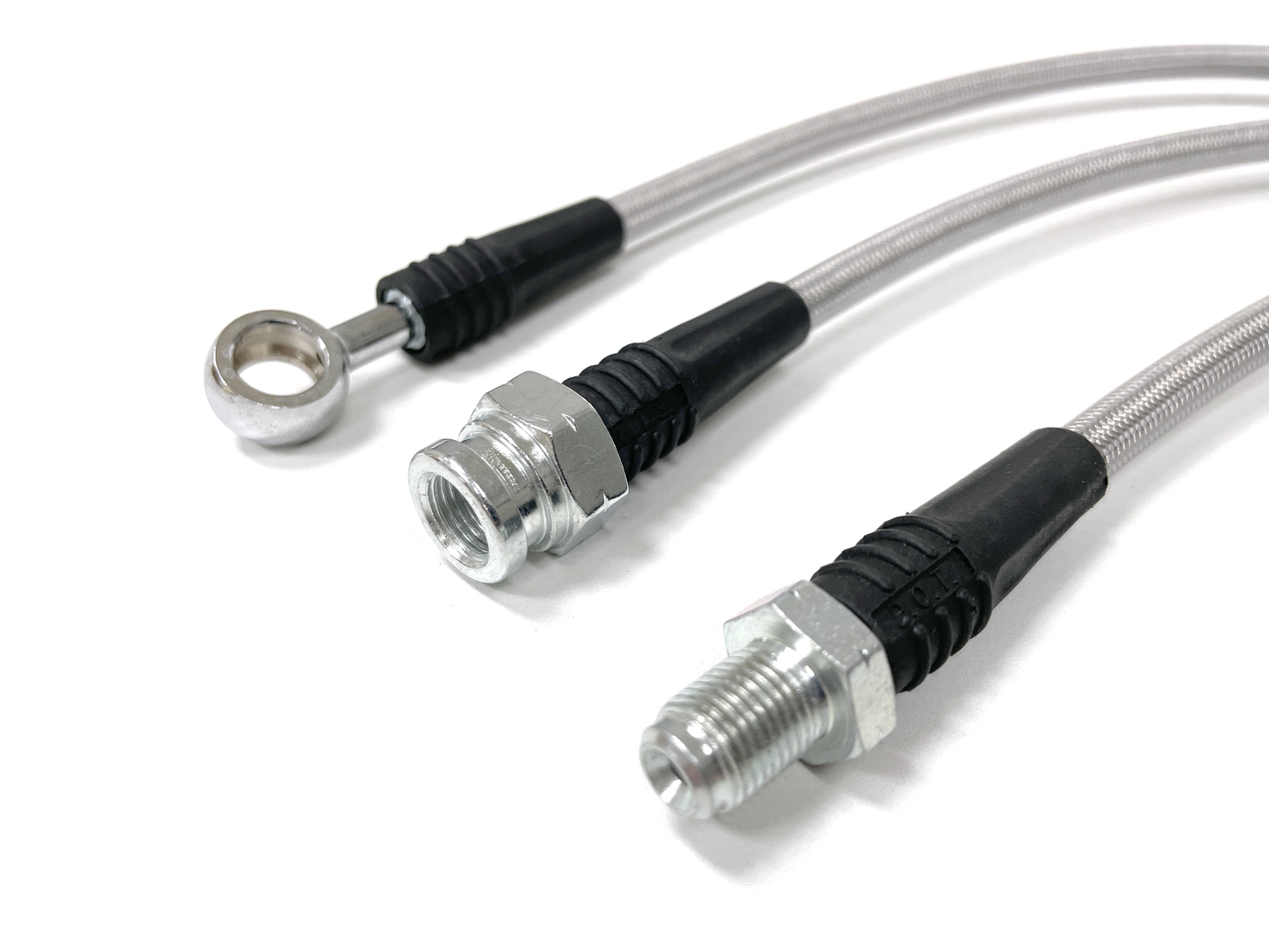 FSWERKS Stainless Steel Braided Brake Lines - Ford Fiesta ST 2014-2019